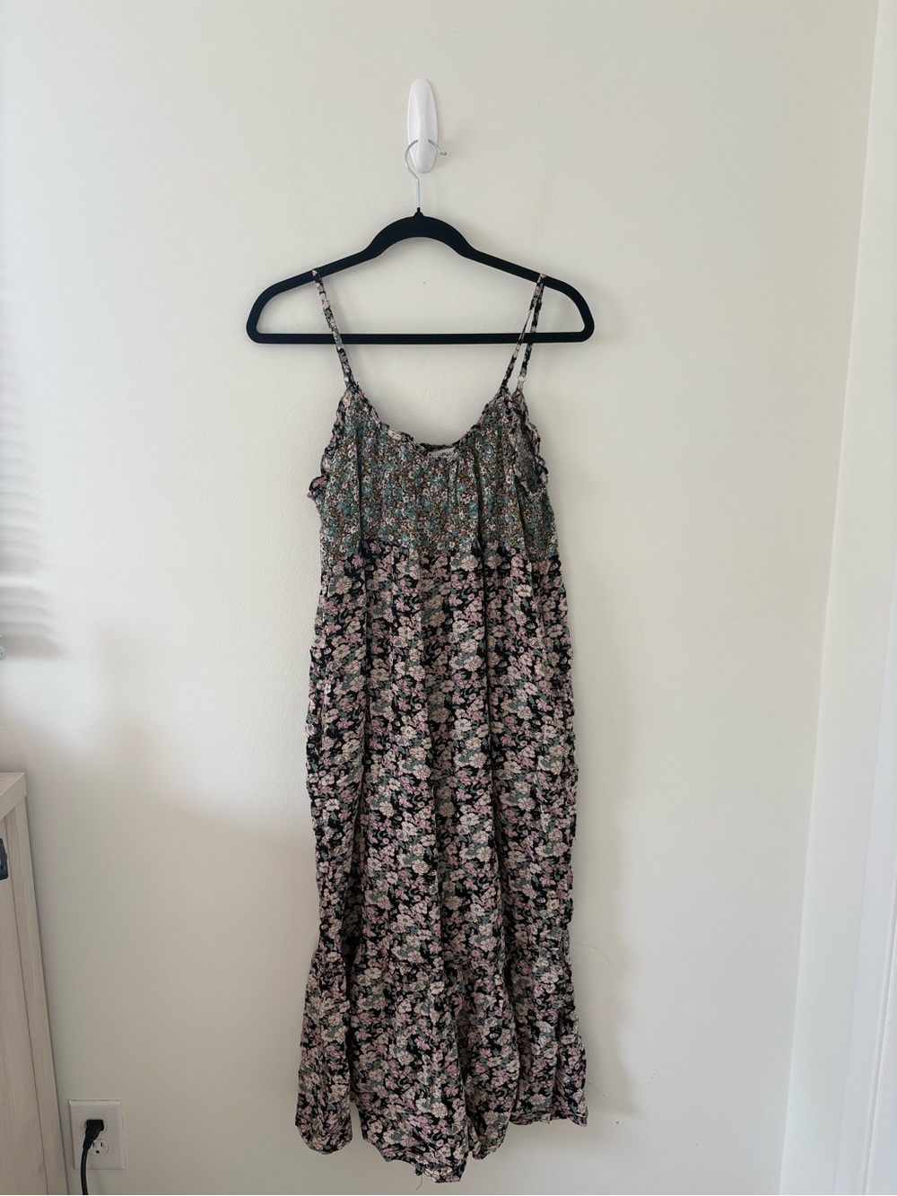 Natural Life Wide Leg Floral Jumpsuit Medium